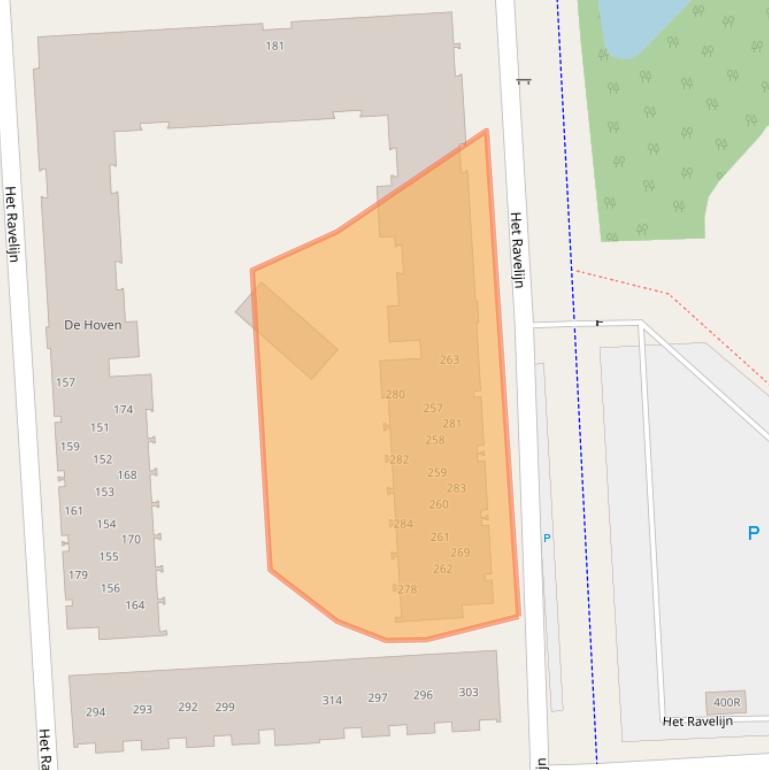 Kaart van postcodegebied 8233BN.