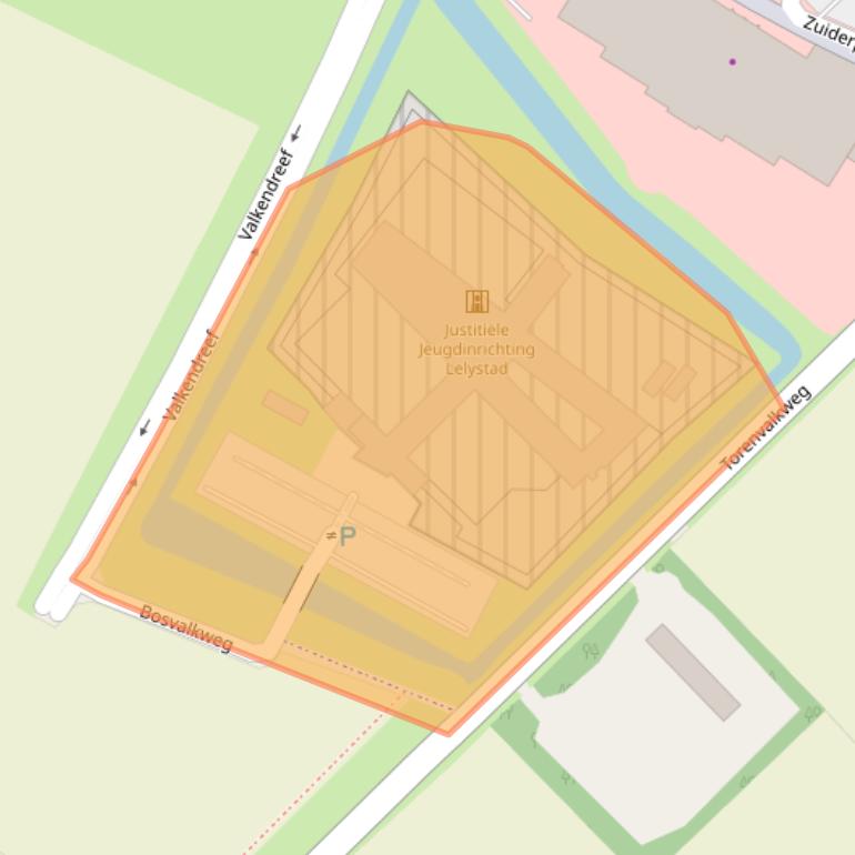 Kaart van postcodegebied 8239AC.