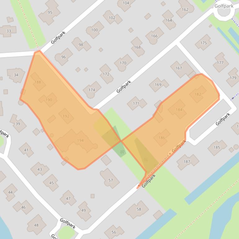 Kaart van postcodegebied 8241AD.