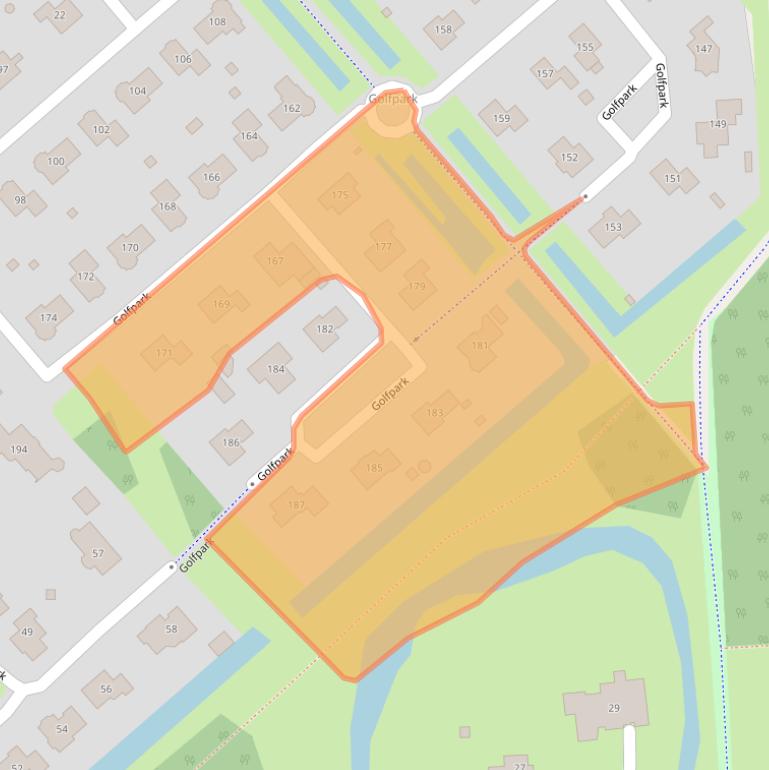 Kaart van postcodegebied 8241AE.