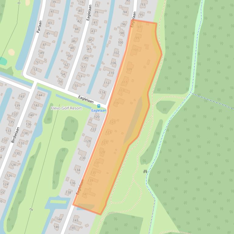 Kaart van postcodegebied 8241AR.