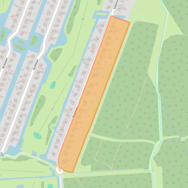 Kaart van postcodegebied 8241AS.