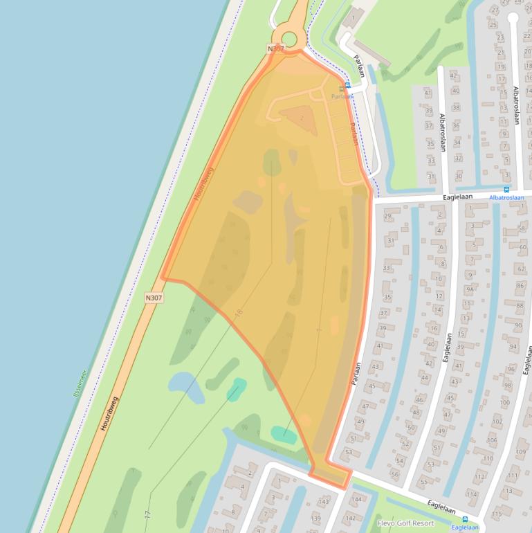 Kaart van postcodegebied 8241BG.