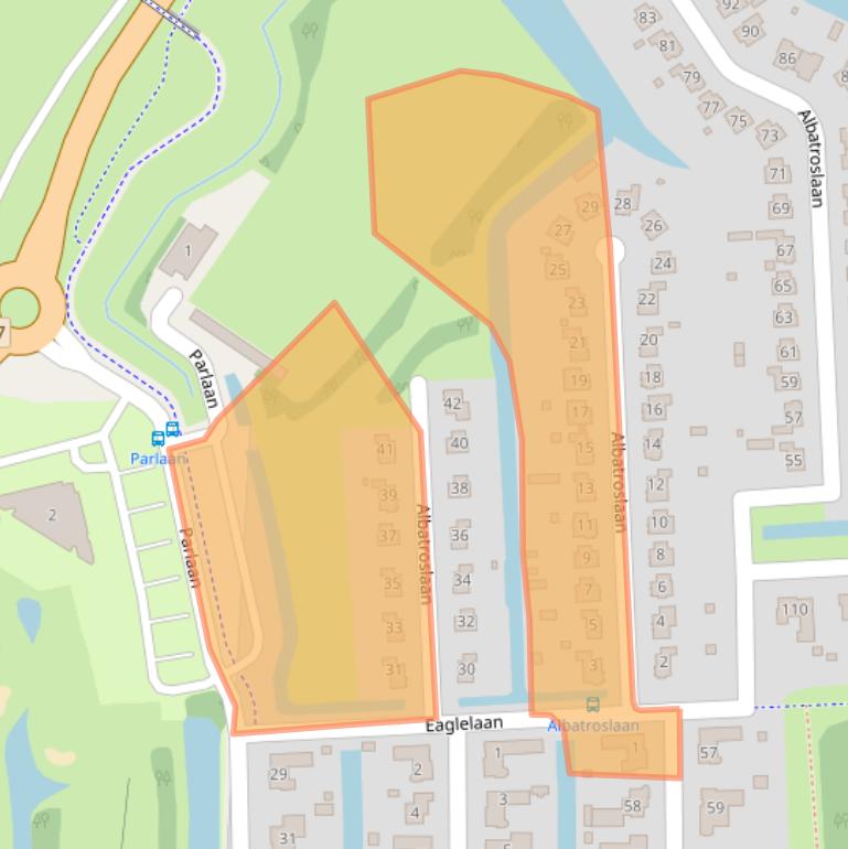 Kaart van postcodegebied 8241CA.