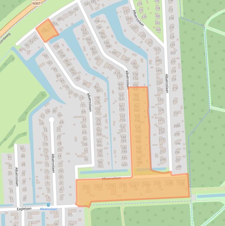 Kaart van postcodegebied 8241CJ.