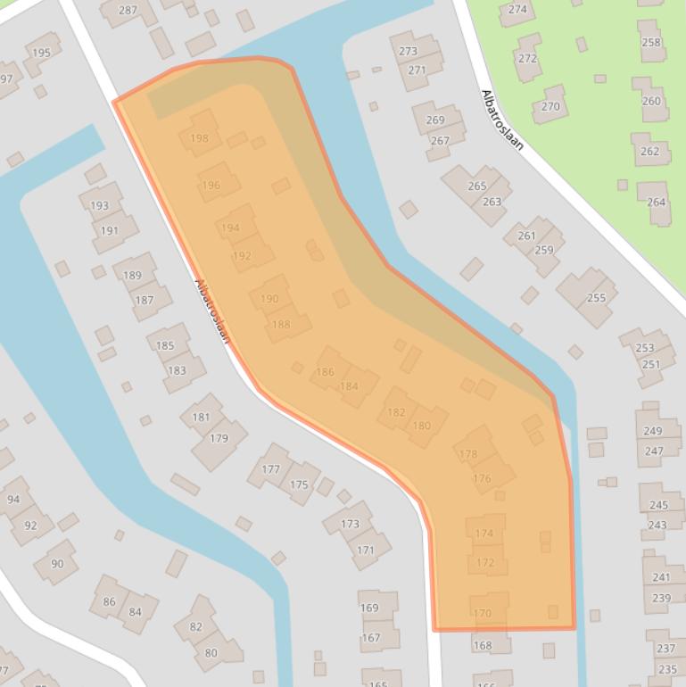 Kaart van postcodegebied 8241CL.
