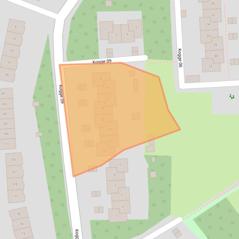 Kaart van postcodegebied 8242AC.