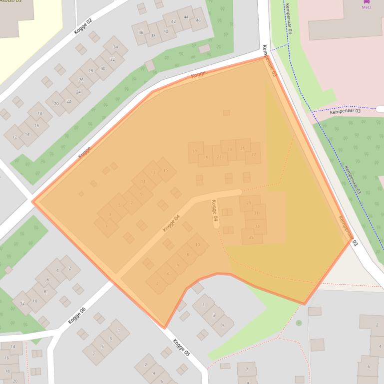 Kaart van postcodegebied 8242AR.