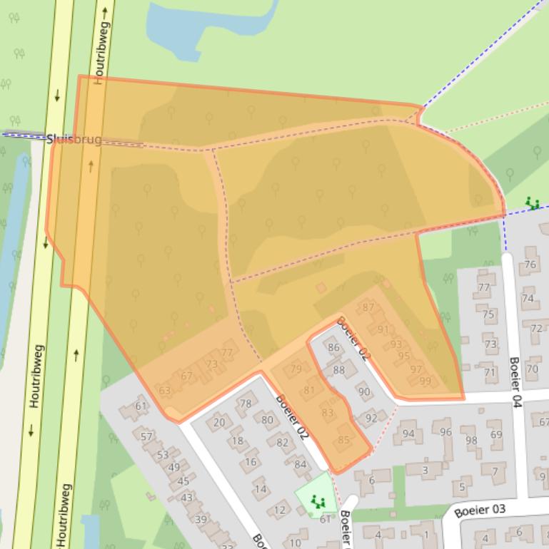 Kaart van postcodegebied 8242CG.
