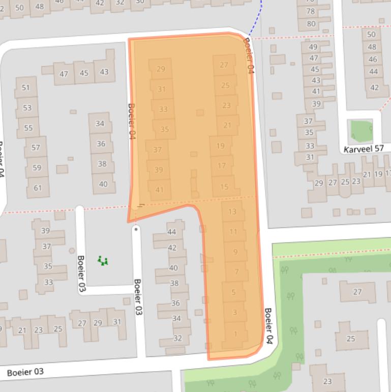 Kaart van postcodegebied 8242CM.