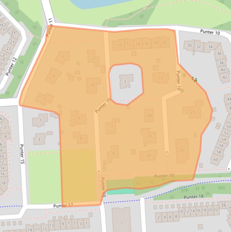 Kaart van postcodegebied 8242DC.