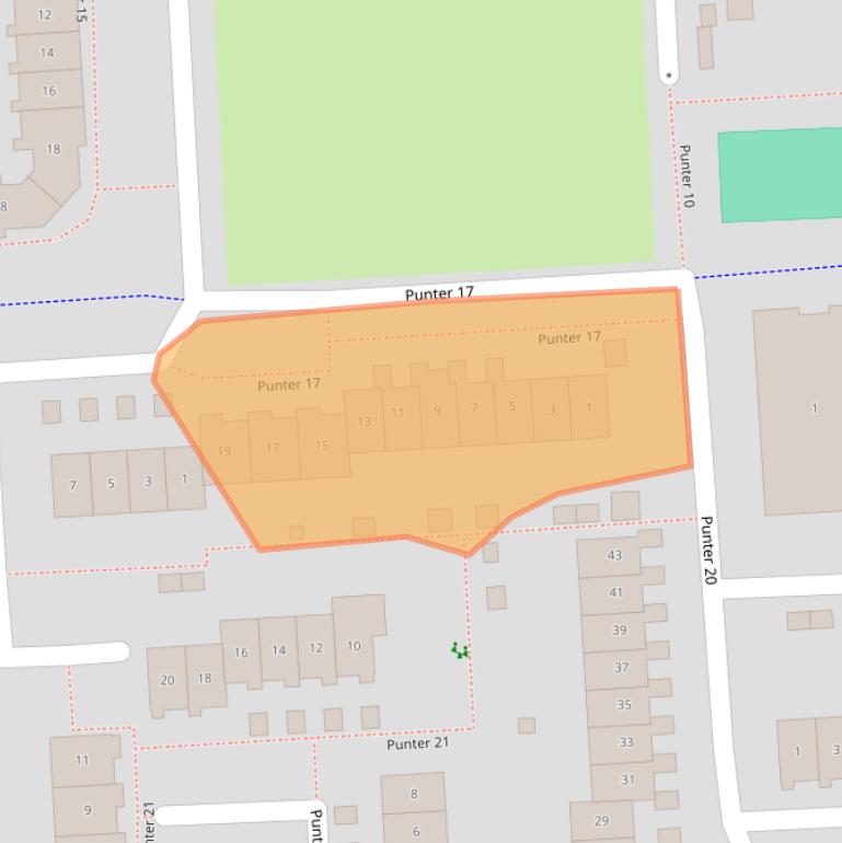 Kaart van postcodegebied 8242DK.