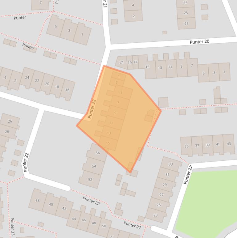 Kaart van postcodegebied 8242DS.