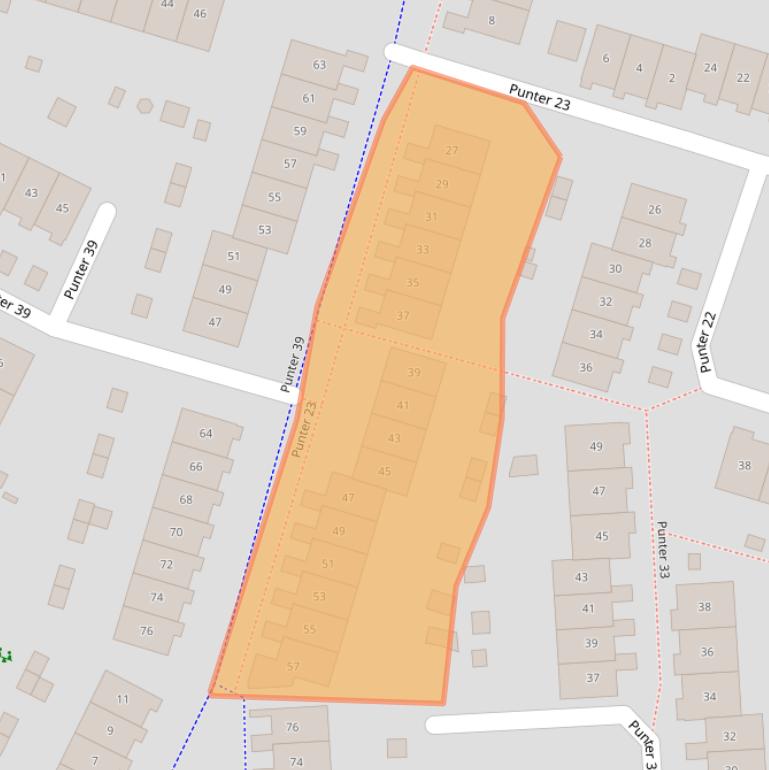 Kaart van postcodegebied 8242DW.