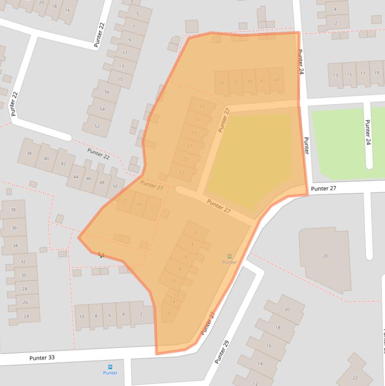 Kaart van postcodegebied 8242ED.