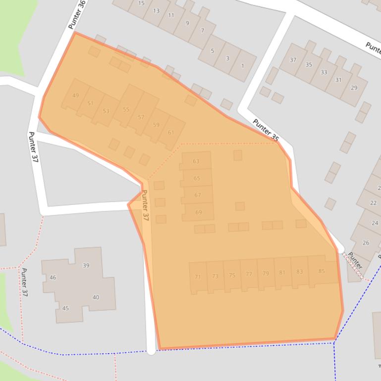 Kaart van postcodegebied 8242EV.