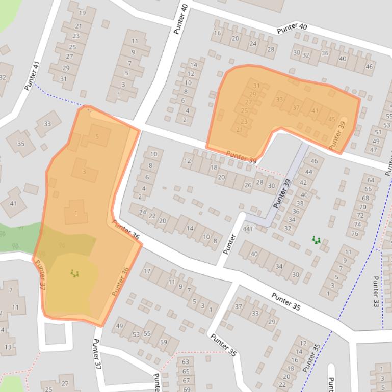 Kaart van postcodegebied 8242EW.