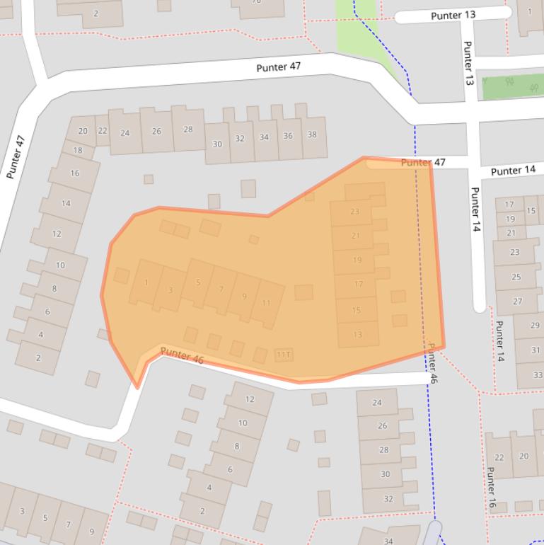 Kaart van postcodegebied 8242GG.