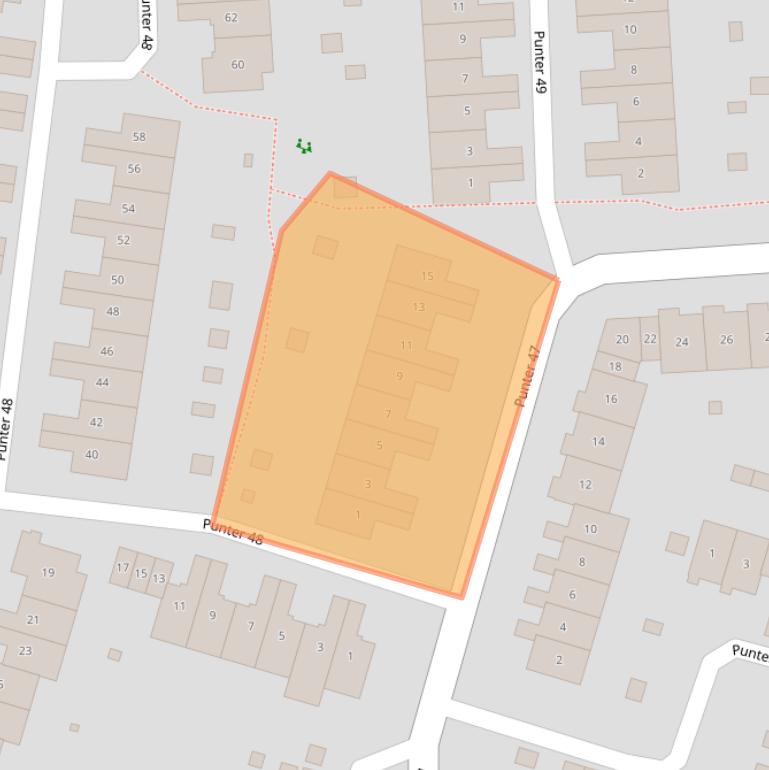 Kaart van postcodegebied 8242GM.