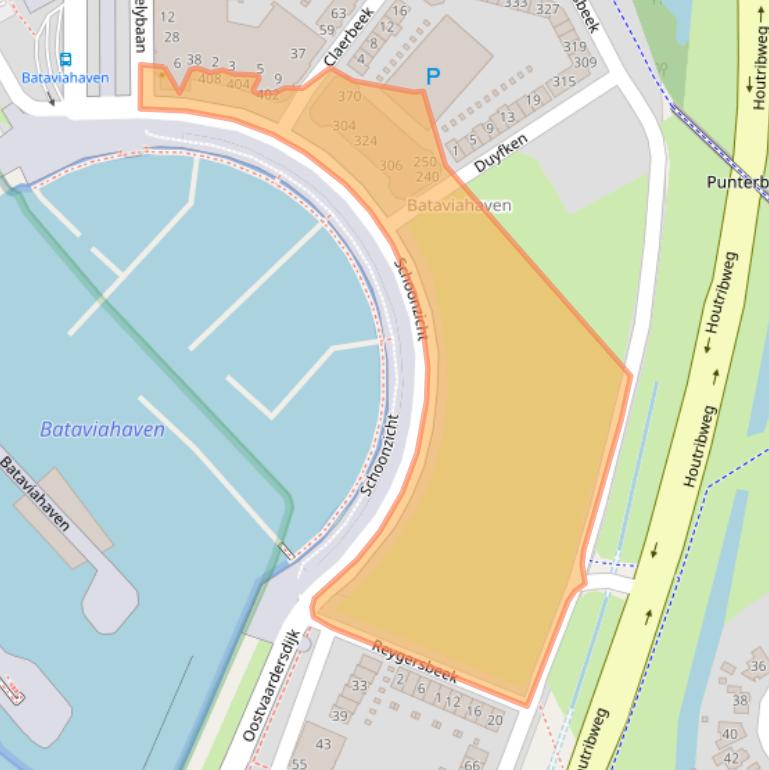 Kaart van postcodegebied 8242KH.