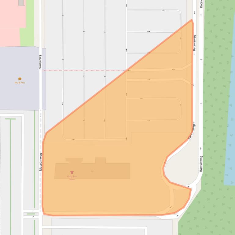 Kaart van postcodegebied 8242PD.