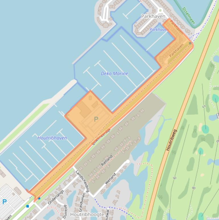 Kaart van postcodegebied 8242PE.