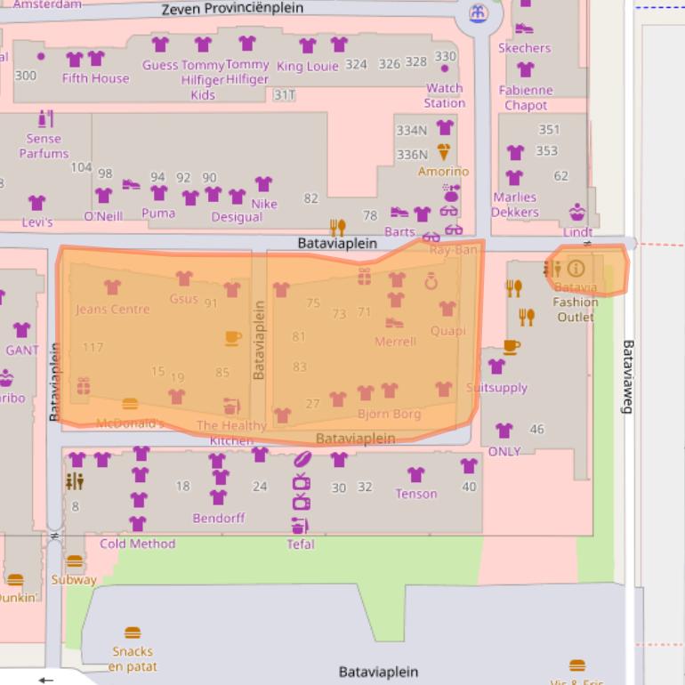 Kaart van postcodegebied 8242PP.