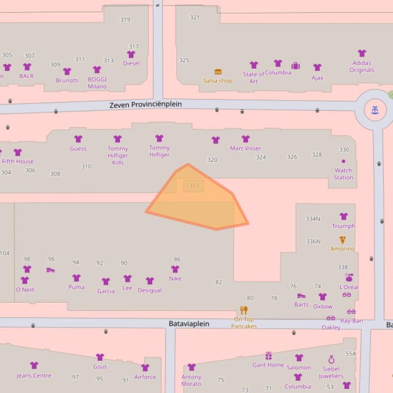 Kaart van postcodegebied 8242PT.