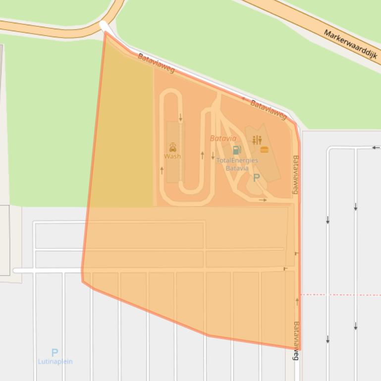 Kaart van postcodegebied 8242PW.