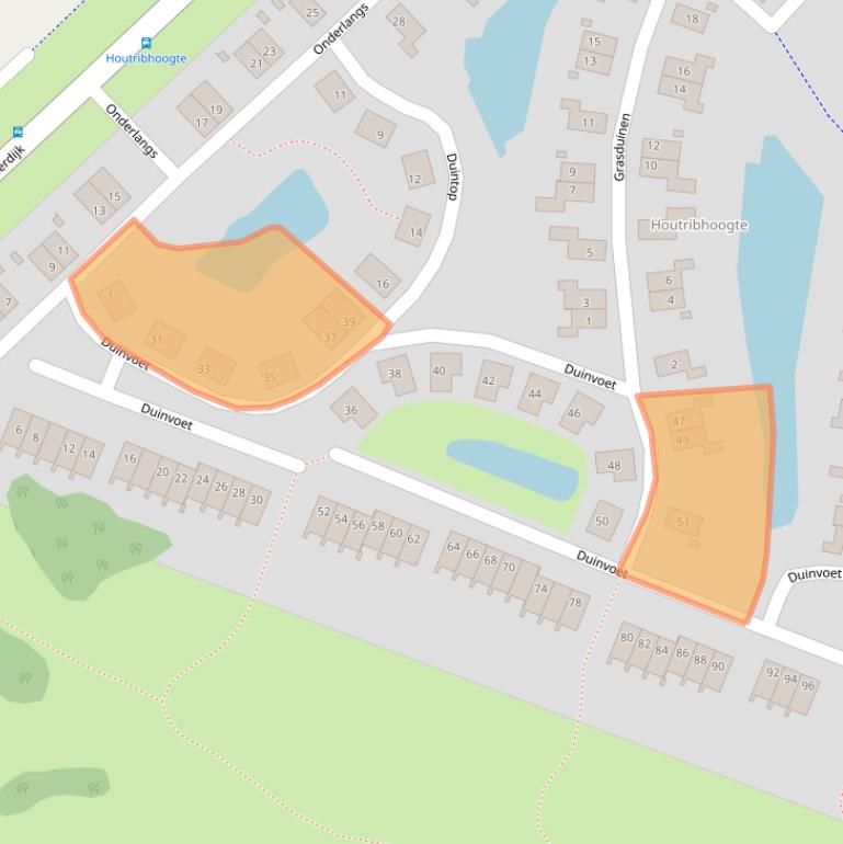 Kaart van postcodegebied 8242RA.