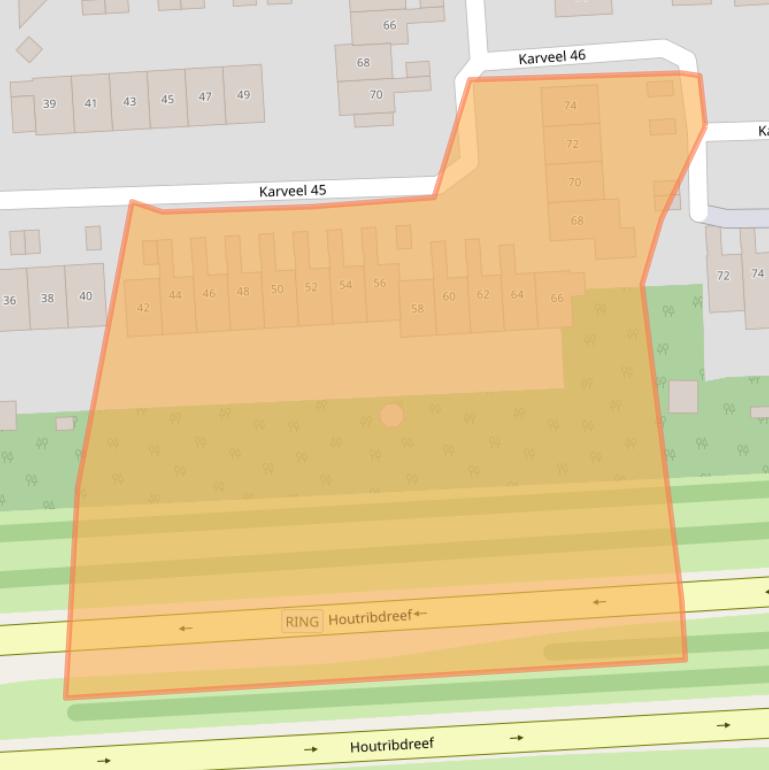 Kaart van postcodegebied 8242VB.
