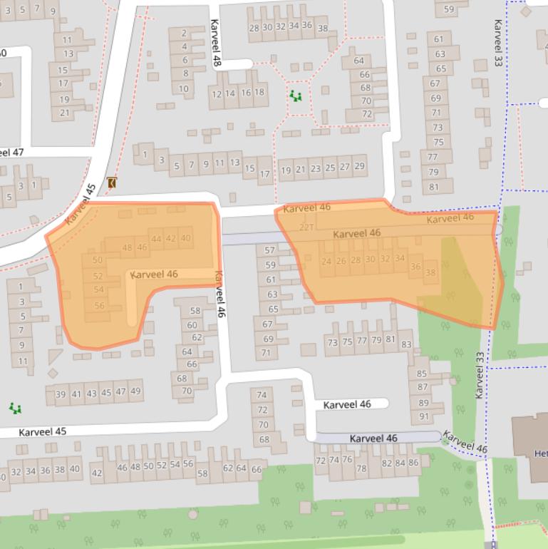 Kaart van postcodegebied 8242VD.