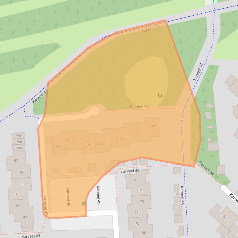 Kaart van postcodegebied 8242VR.