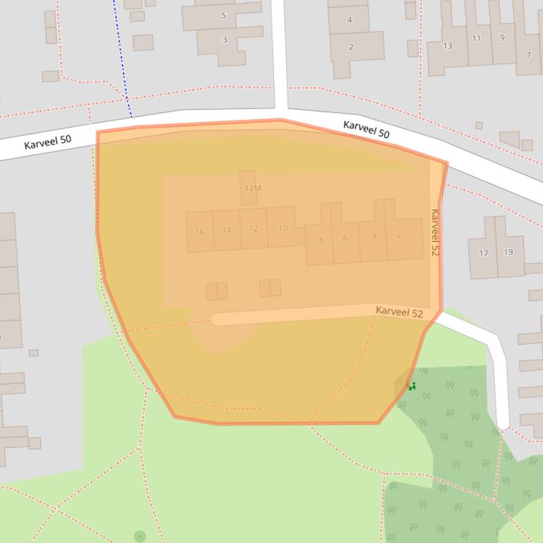 Kaart van postcodegebied 8242XG.