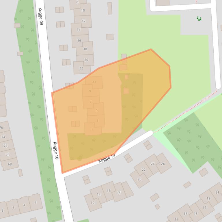 Kaart van postcodegebied 8243AB.