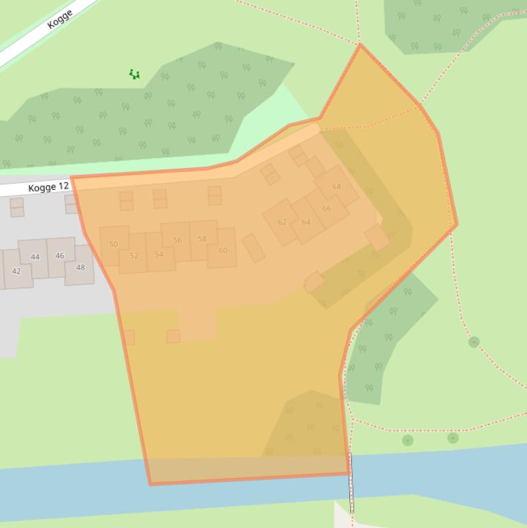 Kaart van postcodegebied 8243AH.