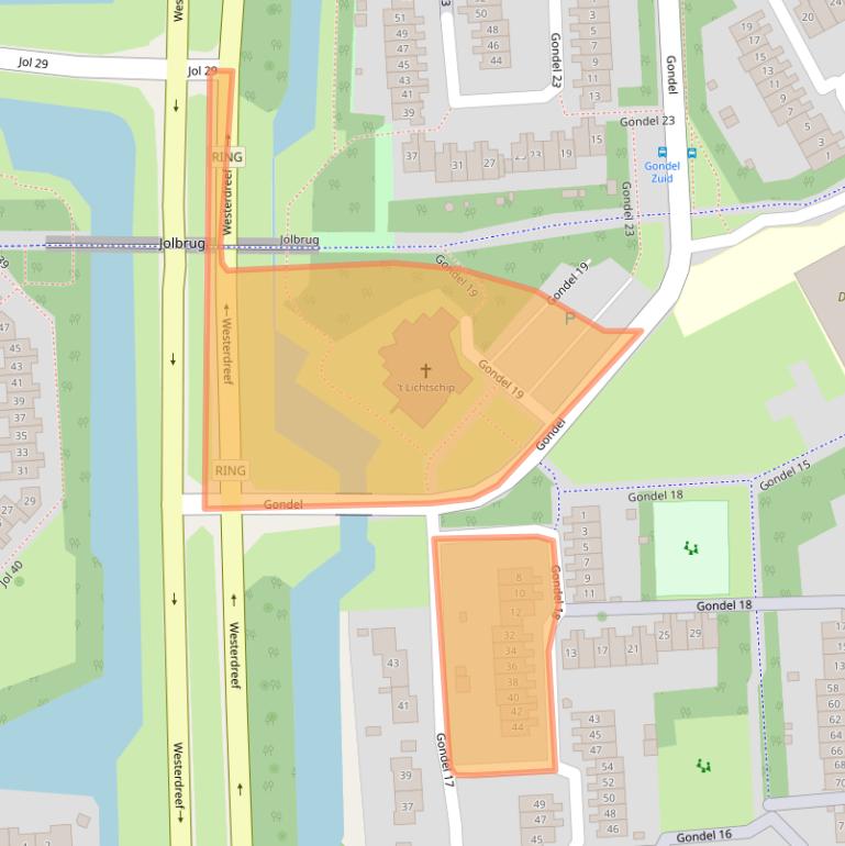 Kaart van postcodegebied 8243BW.