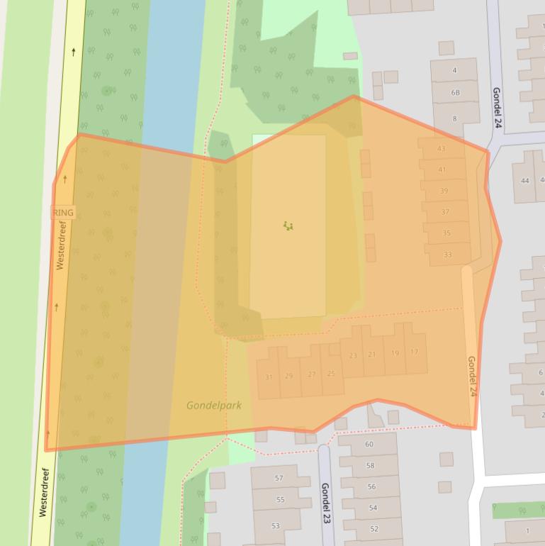 Kaart van postcodegebied 8243CJ.