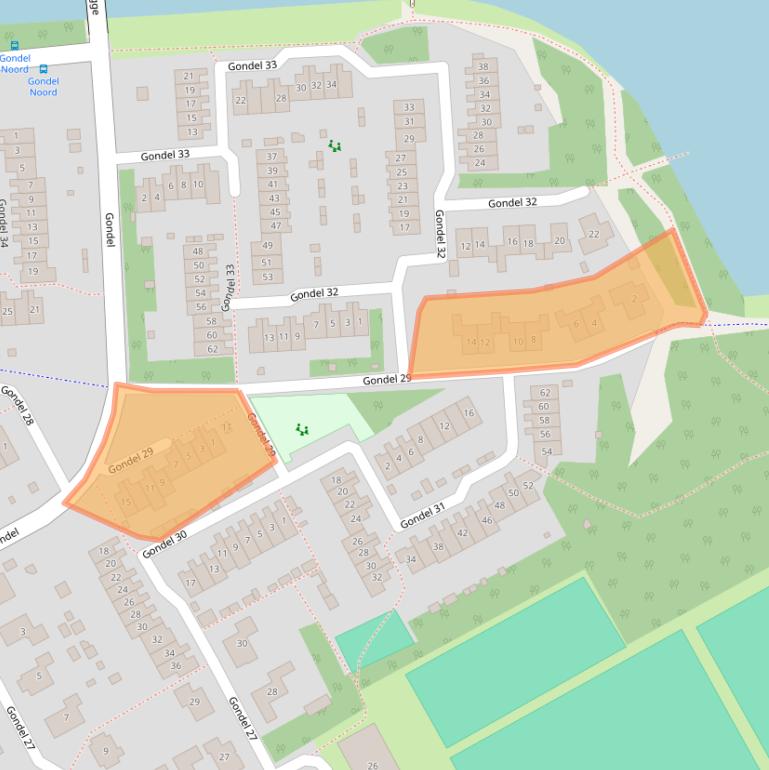 Kaart van postcodegebied 8243CT.