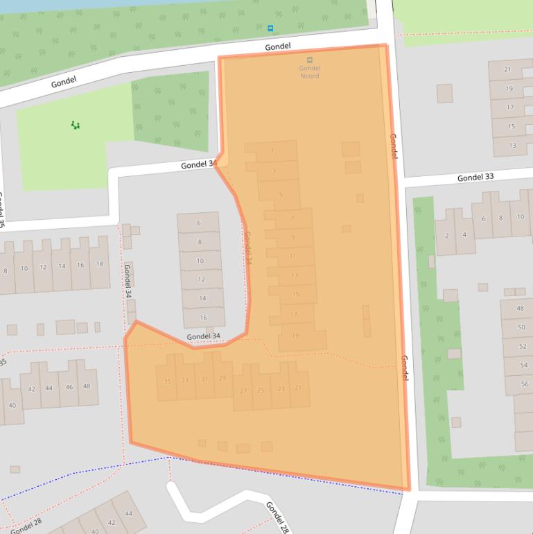 Kaart van postcodegebied 8243DC.