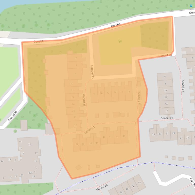 Kaart van postcodegebied 8243DE.