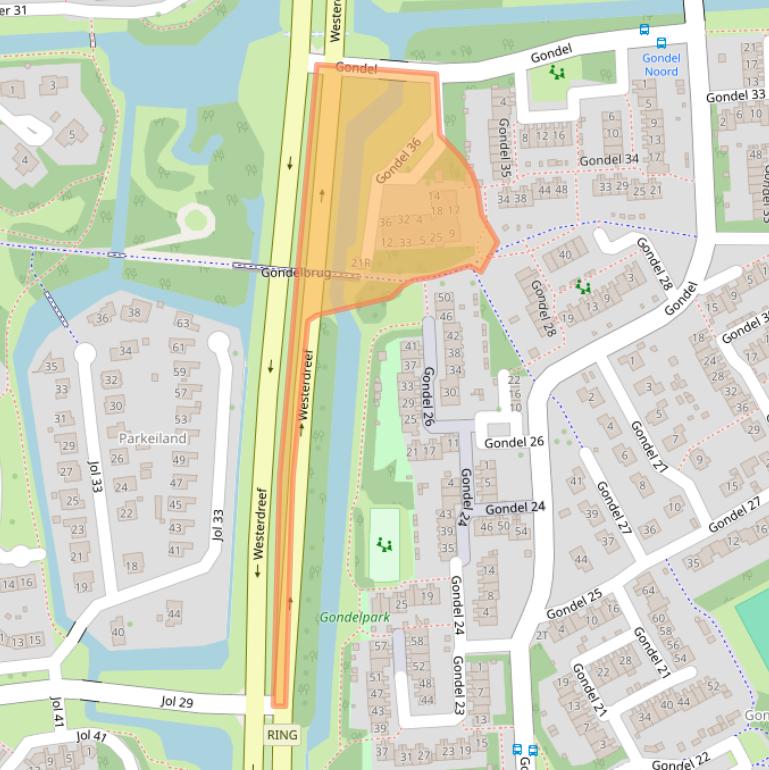 Kaart van postcodegebied 8243DG.