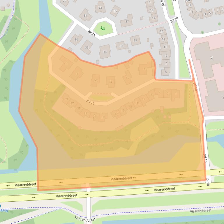 Kaart van postcodegebied 8243EA.