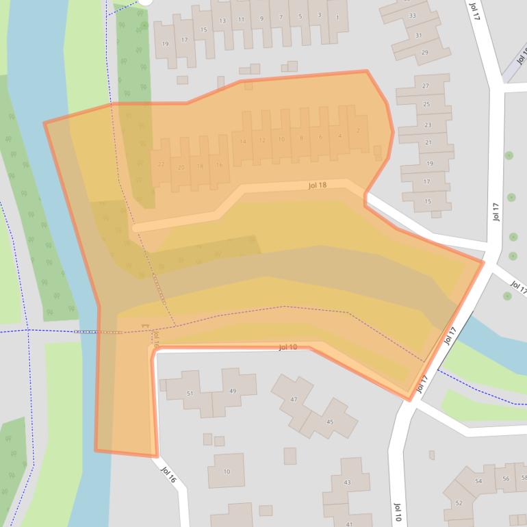 Kaart van postcodegebied 8243GG.