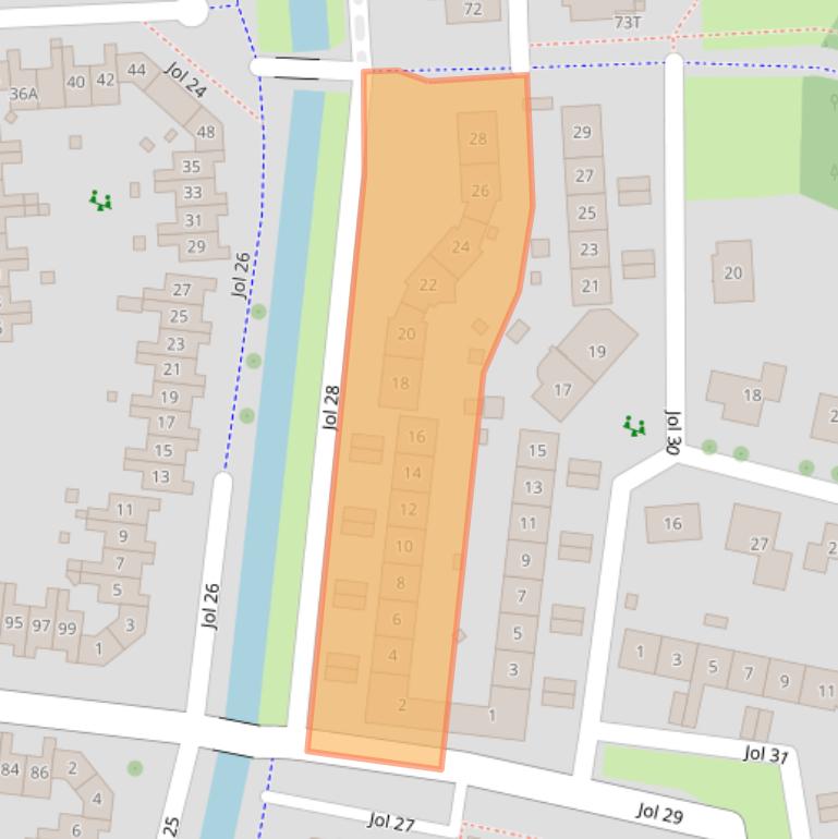 Kaart van postcodegebied 8243GW.