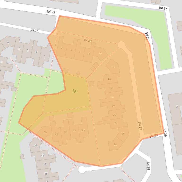 Kaart van postcodegebied 8243GX.