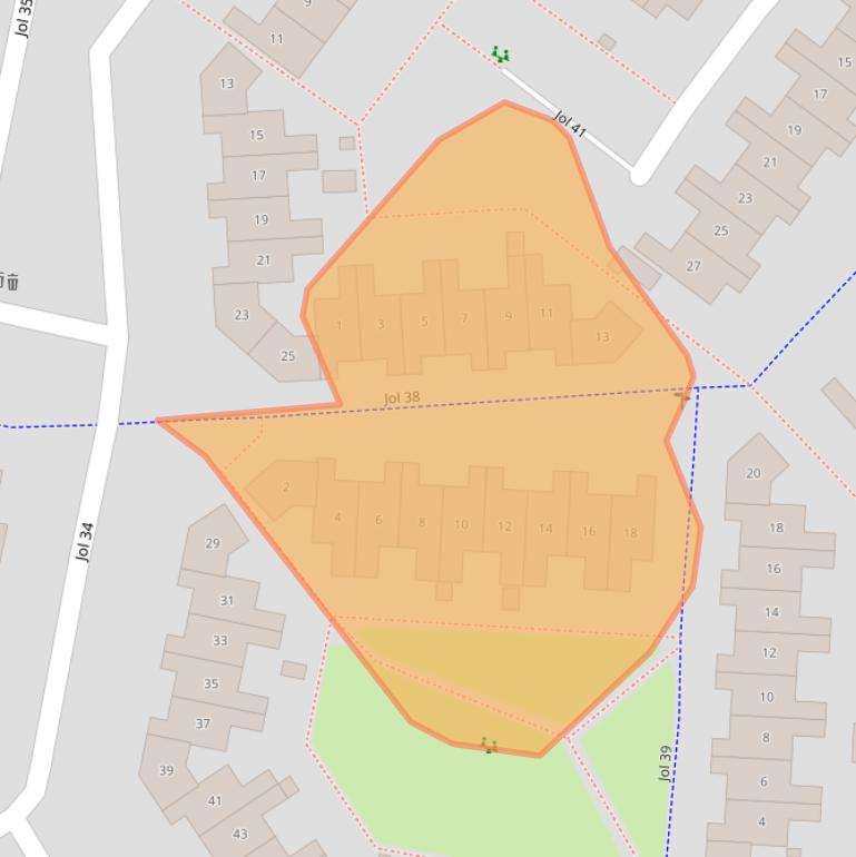 Kaart van postcodegebied 8243HK.