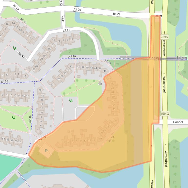 Kaart van postcodegebied 8243HM.