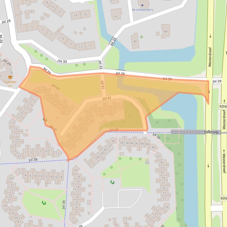 Kaart van postcodegebied 8243HN.