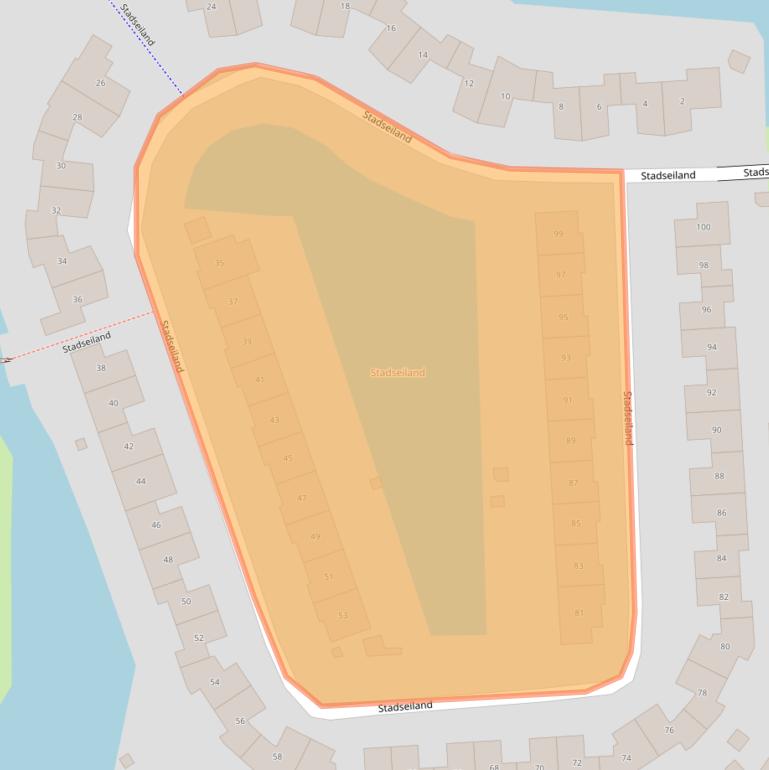 Kaart van postcodegebied 8243HW.